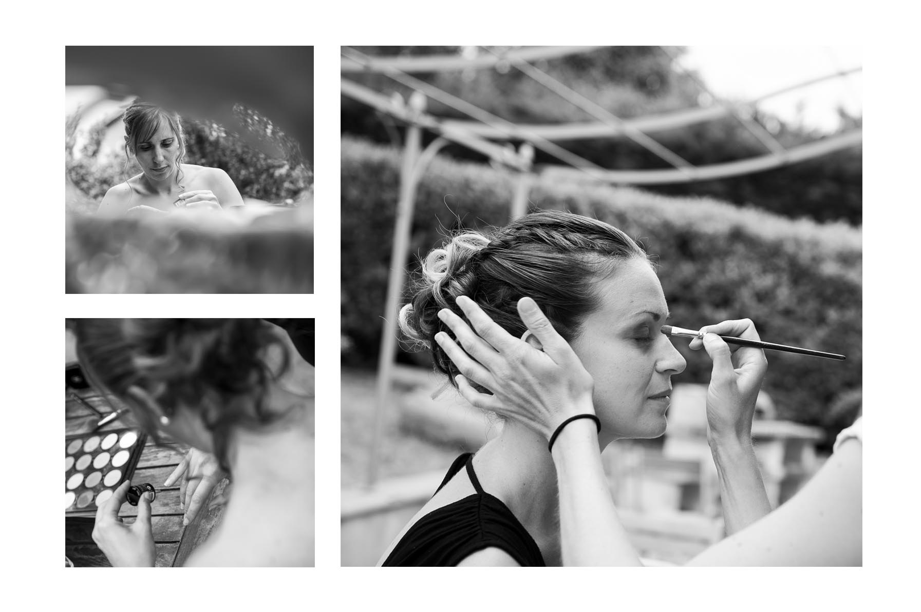 images de mariage, cérémonie civile en noir et blanc à Toulouse, haute garonne